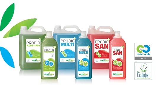 Professionele schoonmaakproducten - PROBIO serie en Ecolabel gecertificeerd