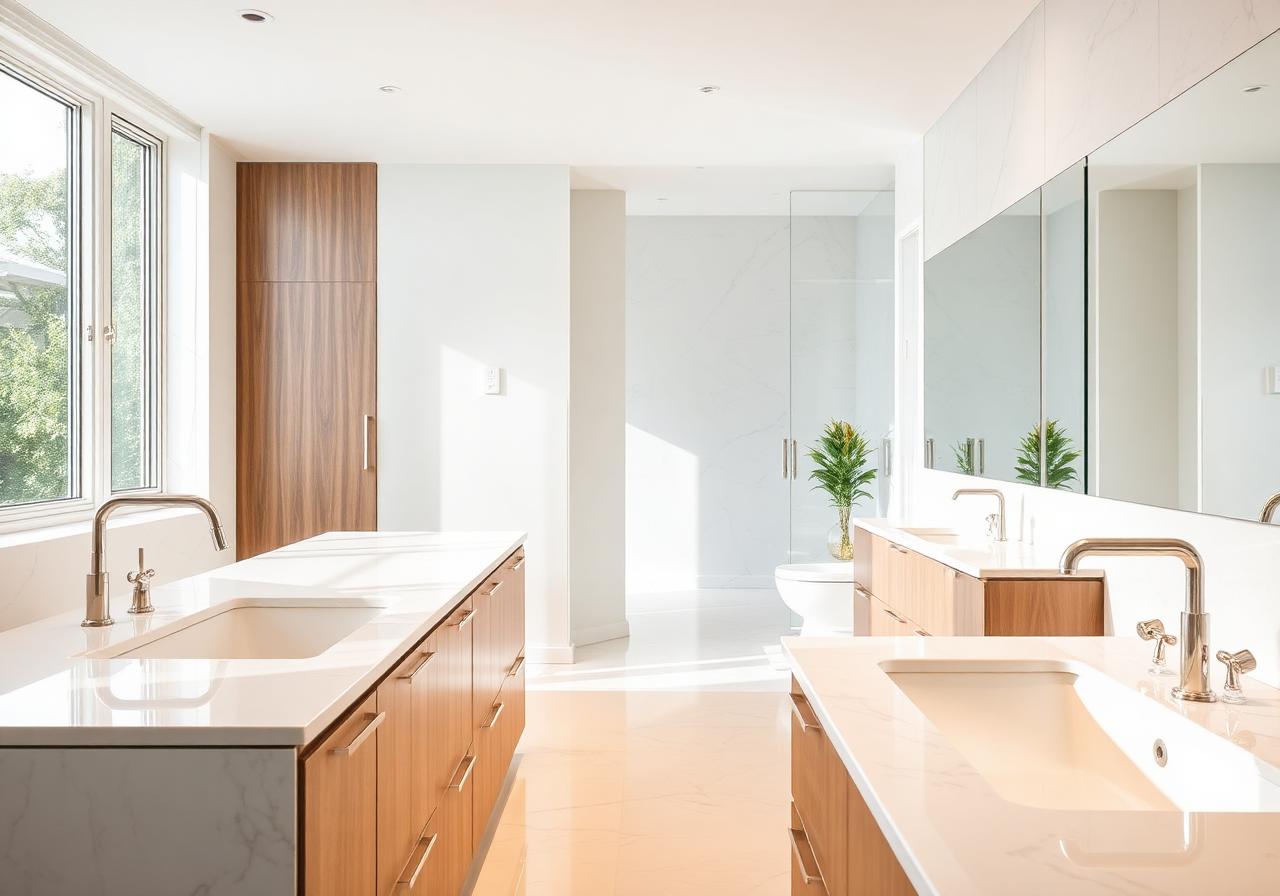Smetteloze luxe keuken en badkamer na intensieve dieptereiniging